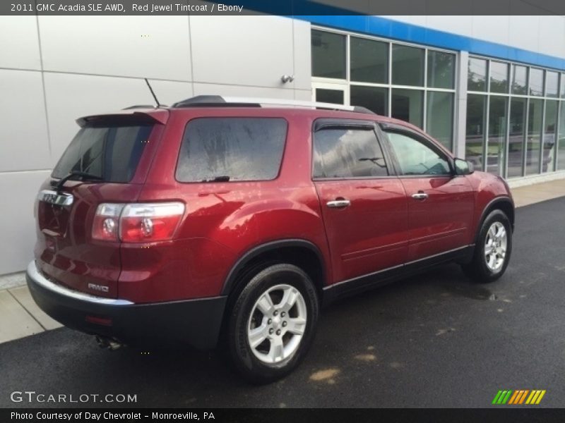 Red Jewel Tintcoat / Ebony 2011 GMC Acadia SLE AWD