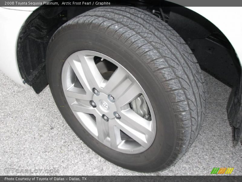 Arctic Frost Pearl / Graphite 2008 Toyota Sequoia Platinum