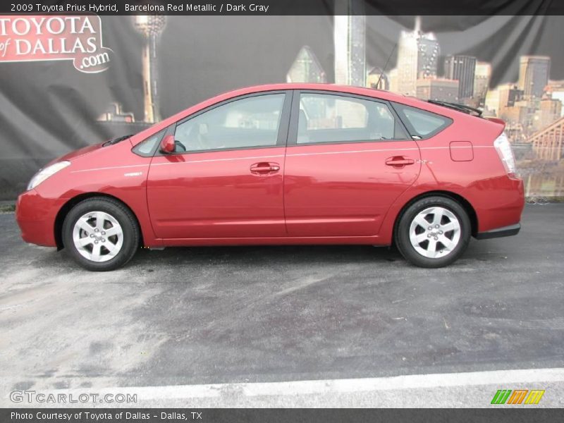 Barcelona Red Metallic / Dark Gray 2009 Toyota Prius Hybrid
