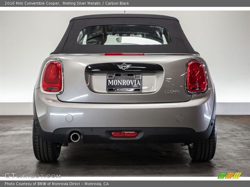Melting Silver Metallic / Carbon Black 2016 Mini Convertible Cooper