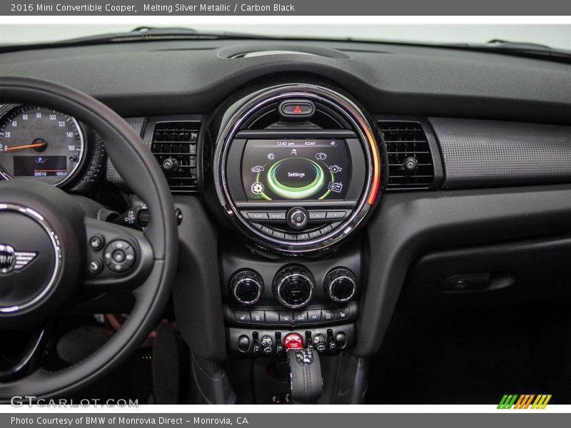 Melting Silver Metallic / Carbon Black 2016 Mini Convertible Cooper