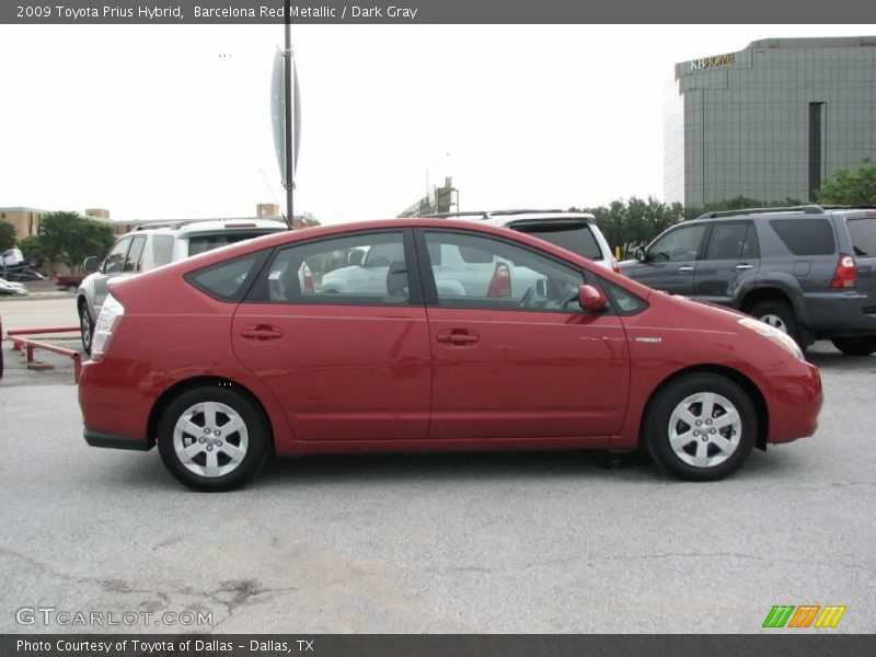 Barcelona Red Metallic / Dark Gray 2009 Toyota Prius Hybrid