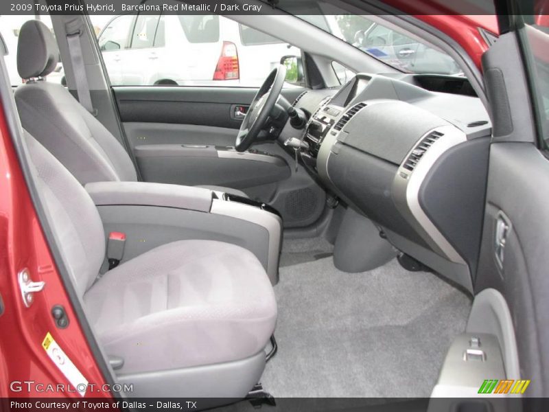 Barcelona Red Metallic / Dark Gray 2009 Toyota Prius Hybrid
