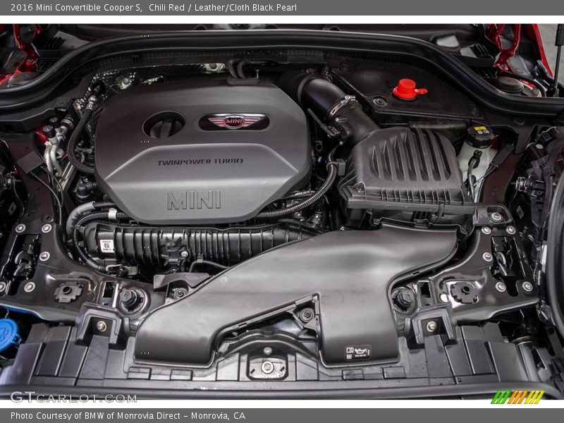  2016 Convertible Cooper S Engine - 2.0 Liter TwinPower Turbocharged DOHC 16-Valve VVT 4 Cylinder