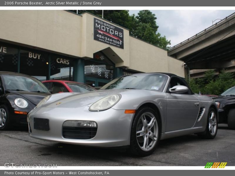 Arctic Silver Metallic / Stone Grey 2006 Porsche Boxster
