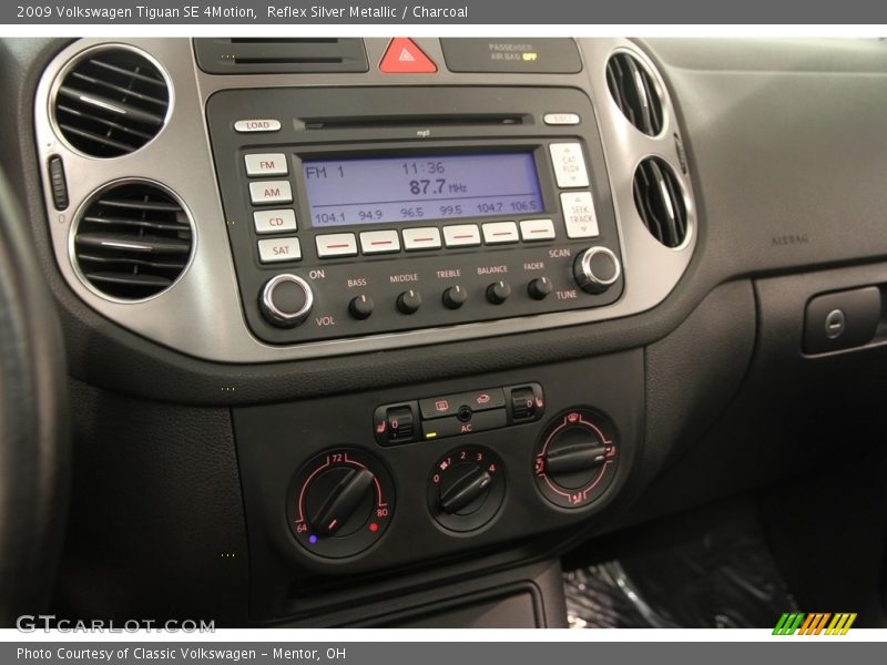 Reflex Silver Metallic / Charcoal 2009 Volkswagen Tiguan SE 4Motion