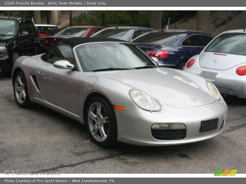 Arctic Silver Metallic / Stone Grey 2006 Porsche Boxster