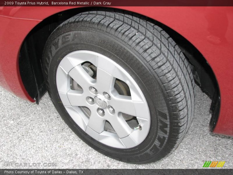 Barcelona Red Metallic / Dark Gray 2009 Toyota Prius Hybrid
