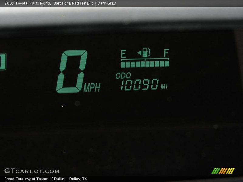 Barcelona Red Metallic / Dark Gray 2009 Toyota Prius Hybrid