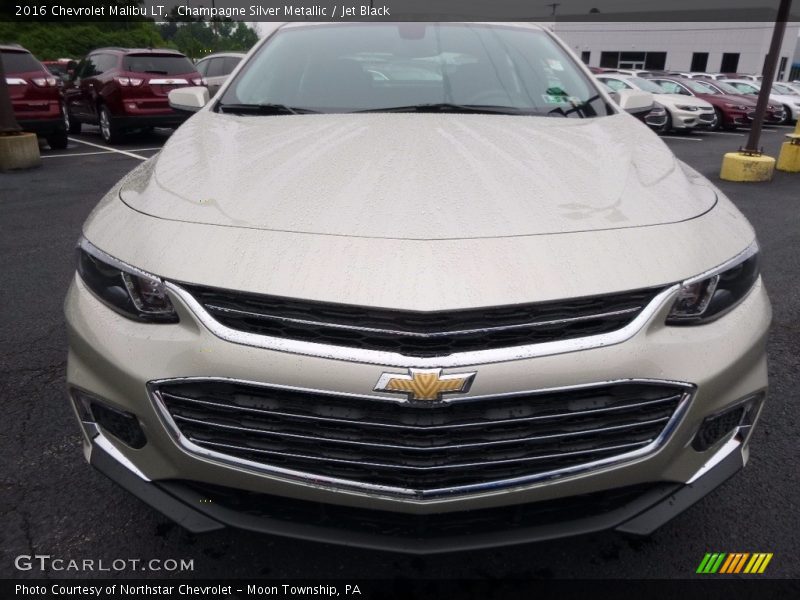 Champagne Silver Metallic / Jet Black 2016 Chevrolet Malibu LT