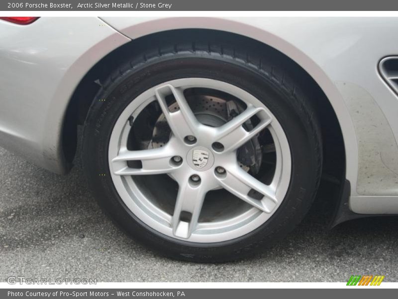 Arctic Silver Metallic / Stone Grey 2006 Porsche Boxster