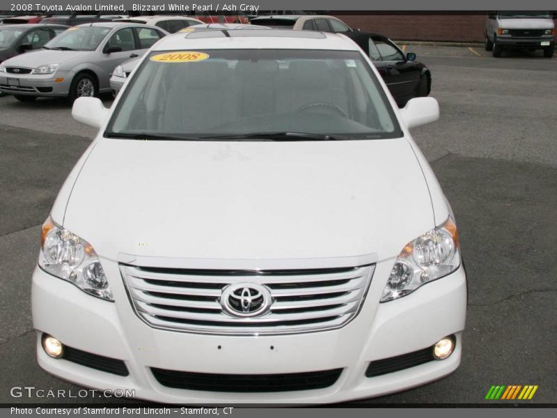 Blizzard White Pearl / Ash Gray 2008 Toyota Avalon Limited