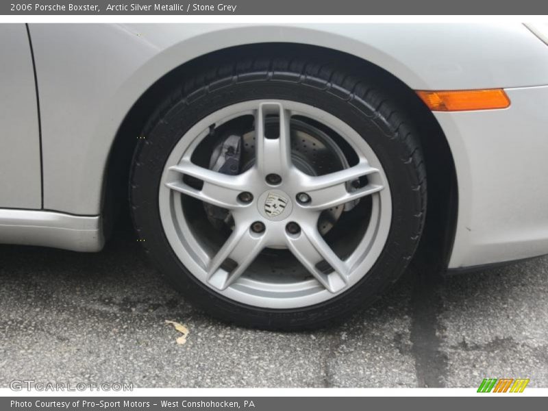 Arctic Silver Metallic / Stone Grey 2006 Porsche Boxster