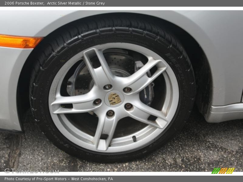 Arctic Silver Metallic / Stone Grey 2006 Porsche Boxster