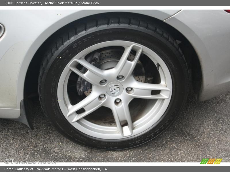 Arctic Silver Metallic / Stone Grey 2006 Porsche Boxster