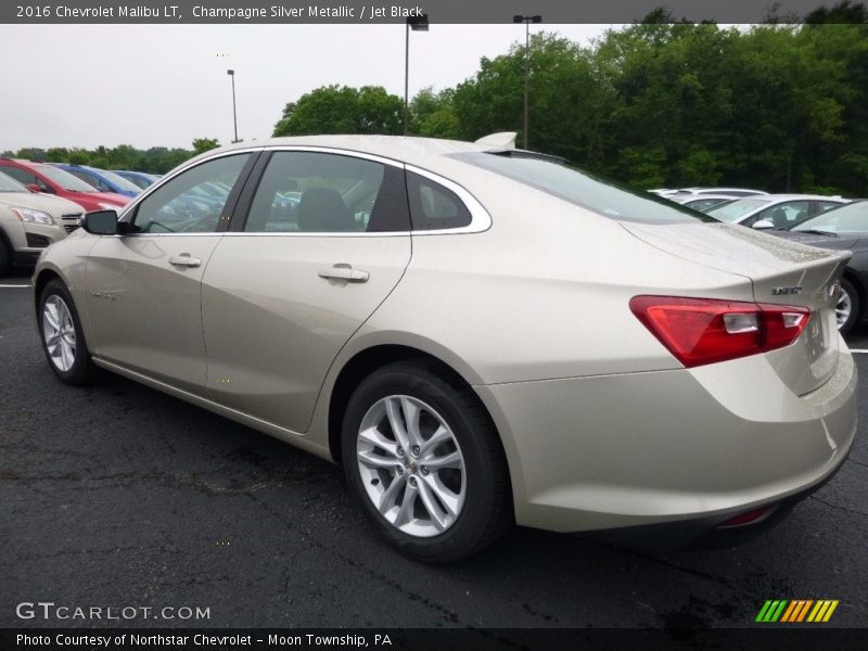 Champagne Silver Metallic / Jet Black 2016 Chevrolet Malibu LT