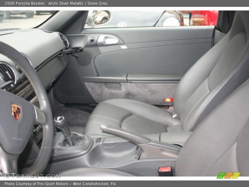 Arctic Silver Metallic / Stone Grey 2006 Porsche Boxster