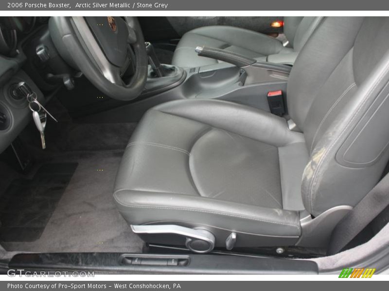 Arctic Silver Metallic / Stone Grey 2006 Porsche Boxster
