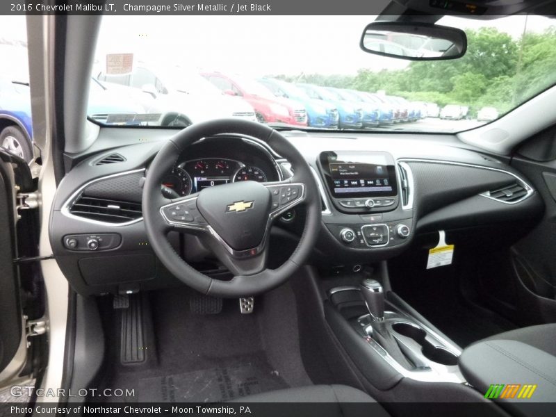 Champagne Silver Metallic / Jet Black 2016 Chevrolet Malibu LT