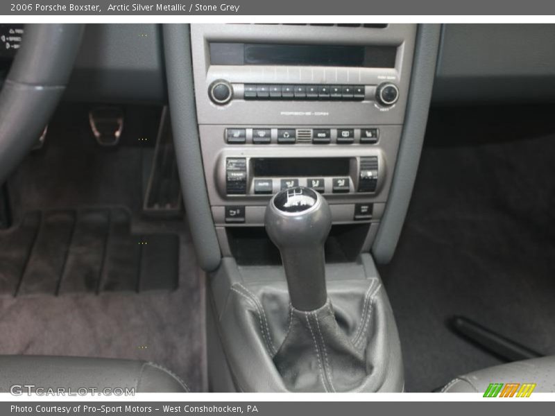 Arctic Silver Metallic / Stone Grey 2006 Porsche Boxster