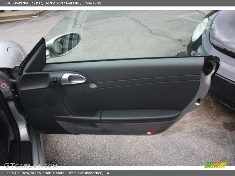 Arctic Silver Metallic / Stone Grey 2006 Porsche Boxster