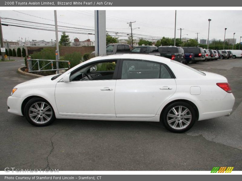 Blizzard White Pearl / Ash Gray 2008 Toyota Avalon Limited