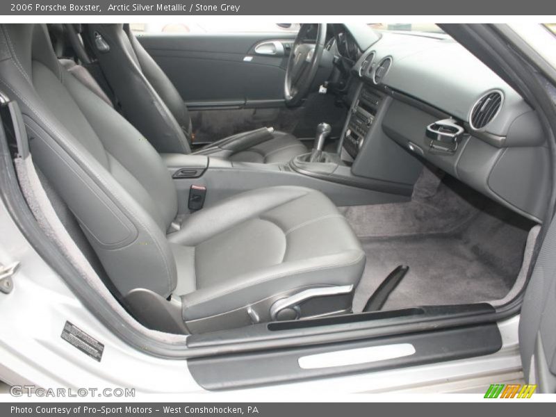 Arctic Silver Metallic / Stone Grey 2006 Porsche Boxster