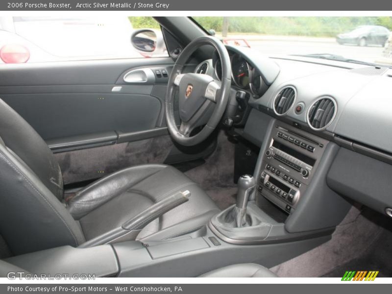 Arctic Silver Metallic / Stone Grey 2006 Porsche Boxster