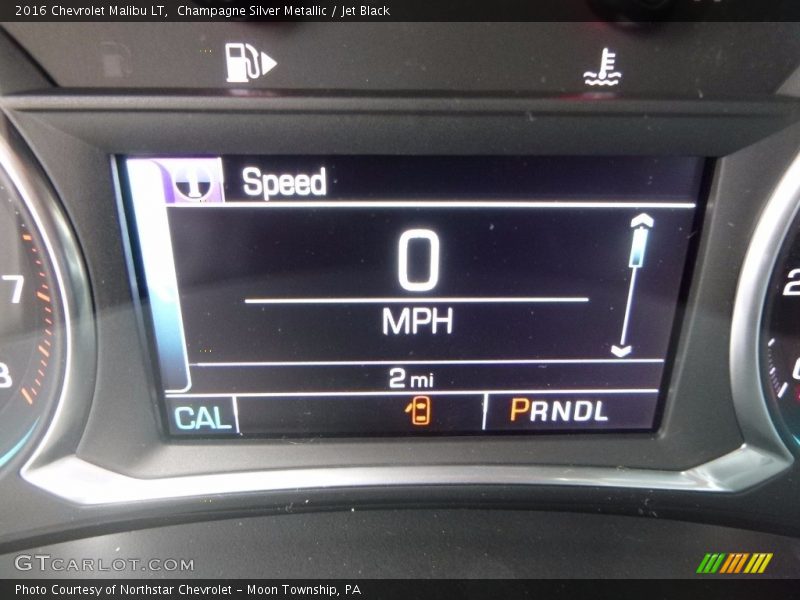 Champagne Silver Metallic / Jet Black 2016 Chevrolet Malibu LT