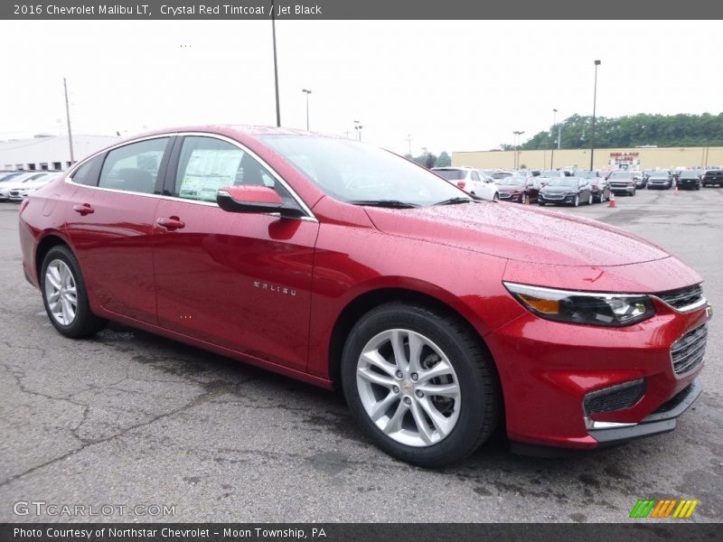 Crystal Red Tintcoat / Jet Black 2016 Chevrolet Malibu LT