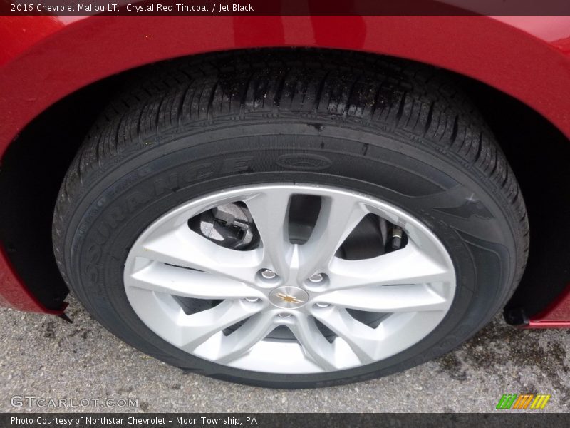 Crystal Red Tintcoat / Jet Black 2016 Chevrolet Malibu LT