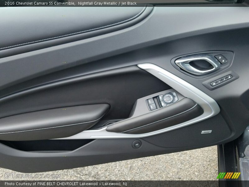 Nightfall Gray Metallic / Jet Black 2016 Chevrolet Camaro SS Convertible