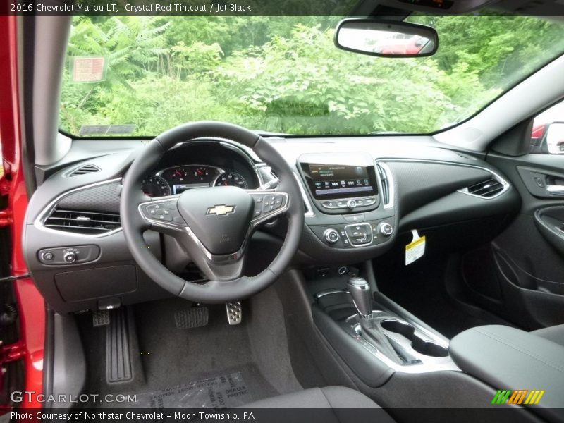Crystal Red Tintcoat / Jet Black 2016 Chevrolet Malibu LT