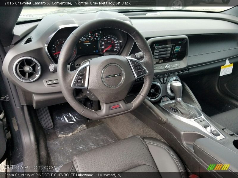 Nightfall Gray Metallic / Jet Black 2016 Chevrolet Camaro SS Convertible