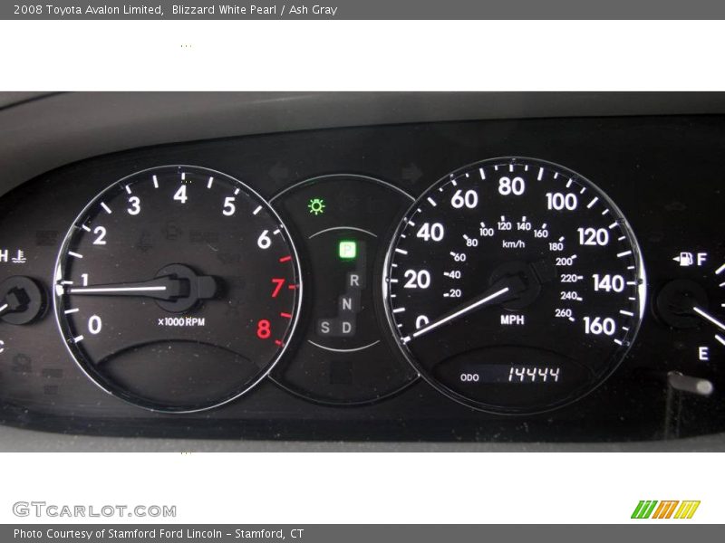 Blizzard White Pearl / Ash Gray 2008 Toyota Avalon Limited