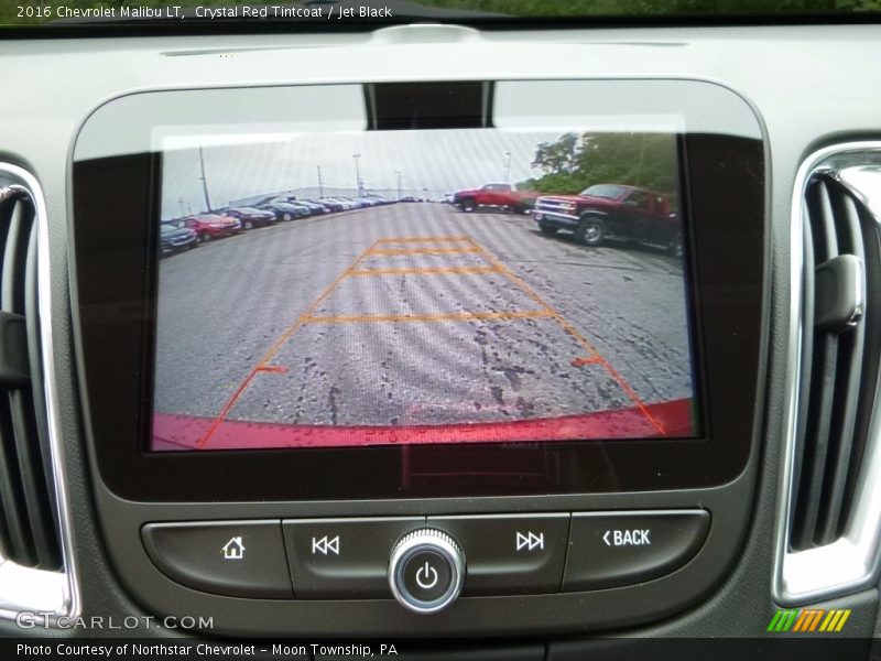 Crystal Red Tintcoat / Jet Black 2016 Chevrolet Malibu LT