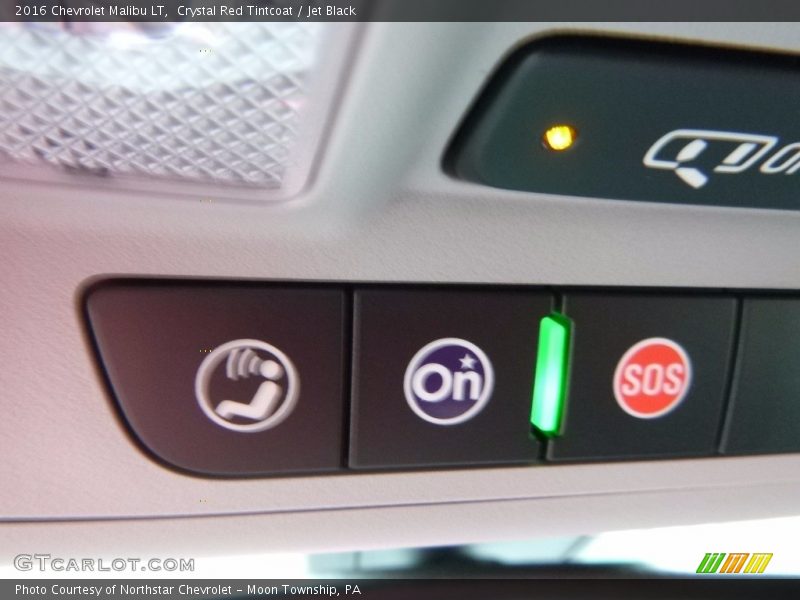 Crystal Red Tintcoat / Jet Black 2016 Chevrolet Malibu LT
