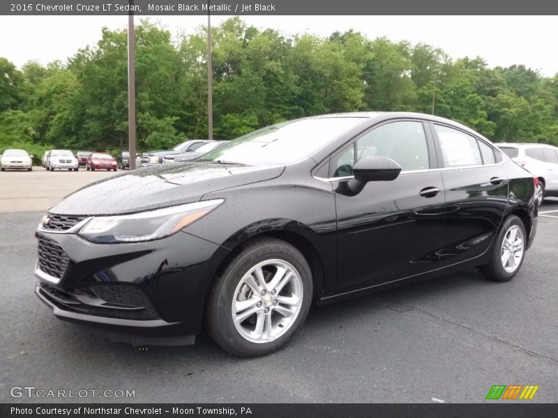 Mosaic Black Metallic / Jet Black 2016 Chevrolet Cruze LT Sedan