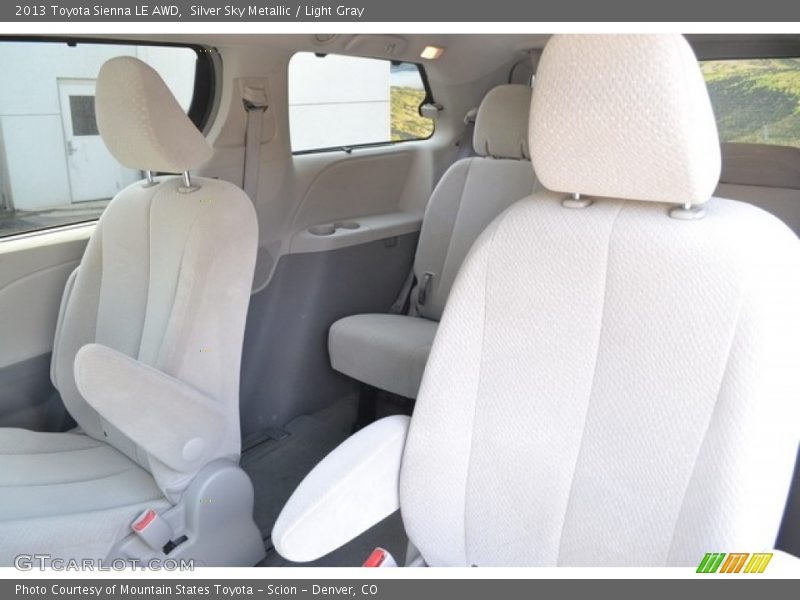 Silver Sky Metallic / Light Gray 2013 Toyota Sienna LE AWD