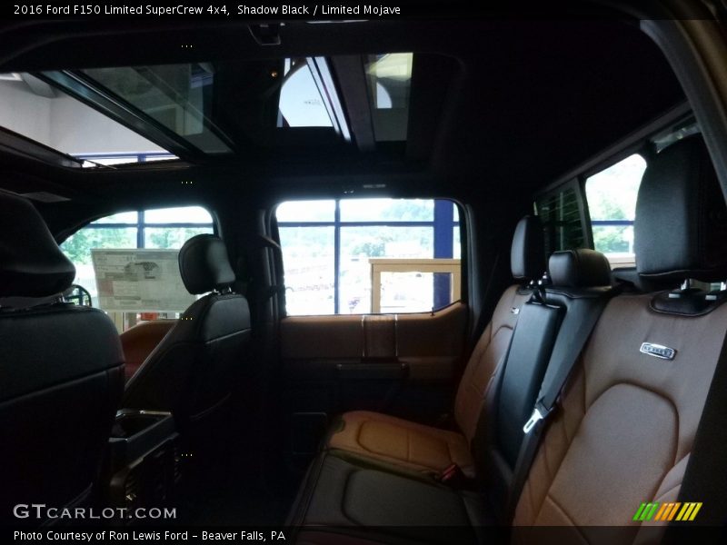 Rear Seat of 2016 F150 Limited SuperCrew 4x4