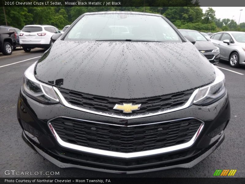 Mosaic Black Metallic / Jet Black 2016 Chevrolet Cruze LT Sedan