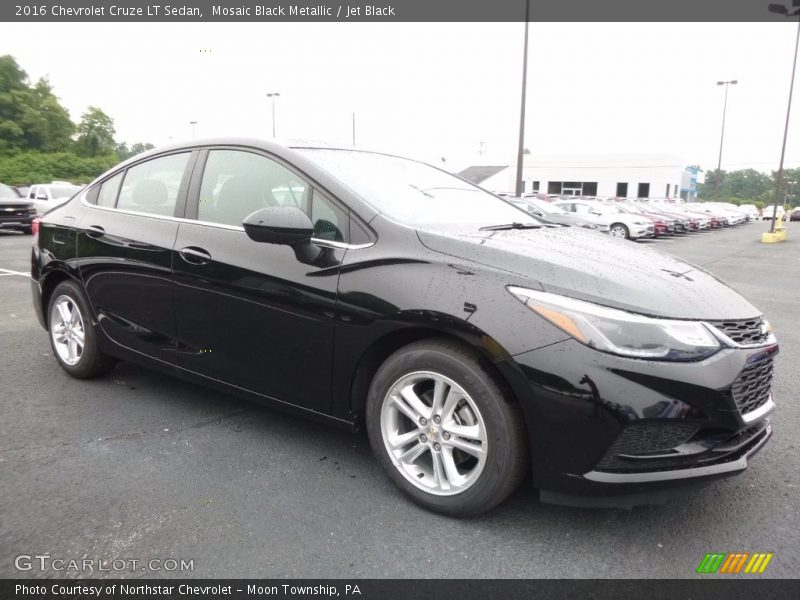 Mosaic Black Metallic / Jet Black 2016 Chevrolet Cruze LT Sedan