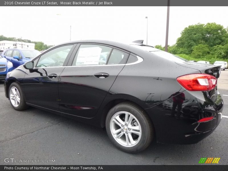 Mosaic Black Metallic / Jet Black 2016 Chevrolet Cruze LT Sedan