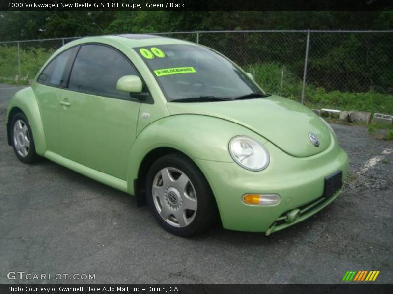 Green / Black 2000 Volkswagen New Beetle GLS 1.8T Coupe