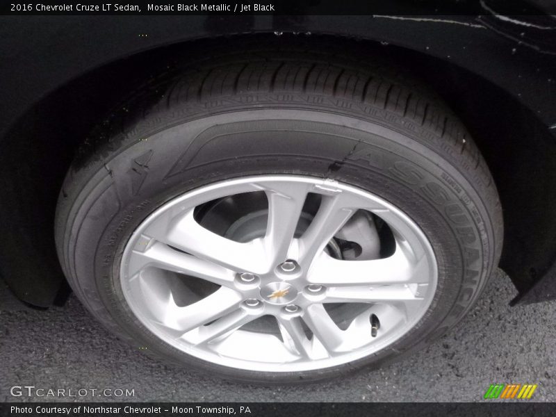 Mosaic Black Metallic / Jet Black 2016 Chevrolet Cruze LT Sedan