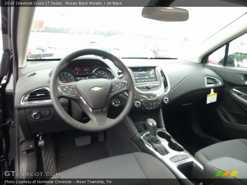 Mosaic Black Metallic / Jet Black 2016 Chevrolet Cruze LT Sedan