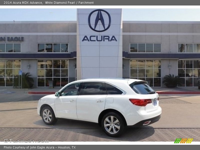 White Diamond Pearl / Parchment 2014 Acura MDX Advance