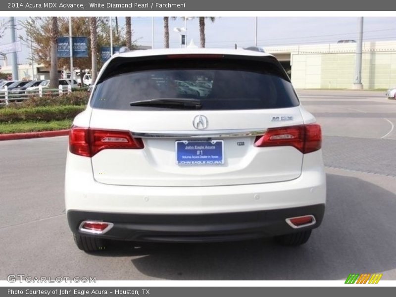 White Diamond Pearl / Parchment 2014 Acura MDX Advance