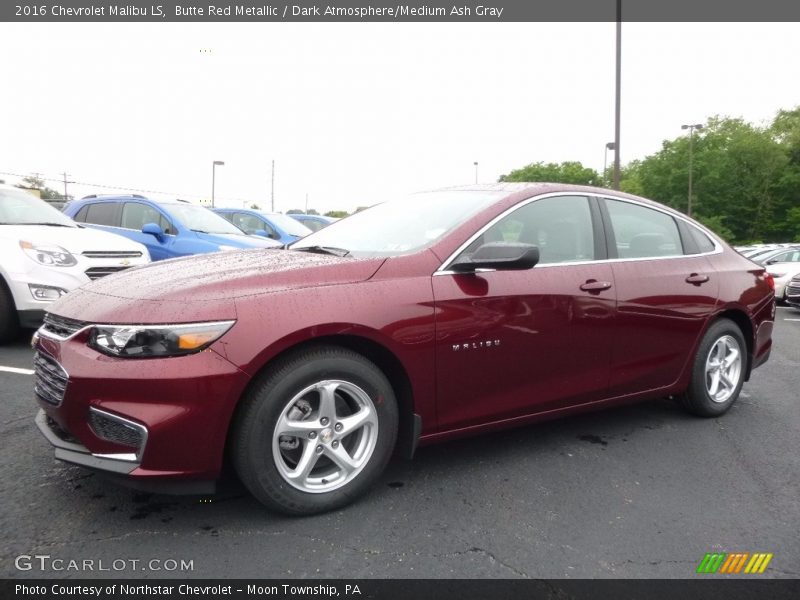 Butte Red Metallic / Dark Atmosphere/Medium Ash Gray 2016 Chevrolet Malibu LS