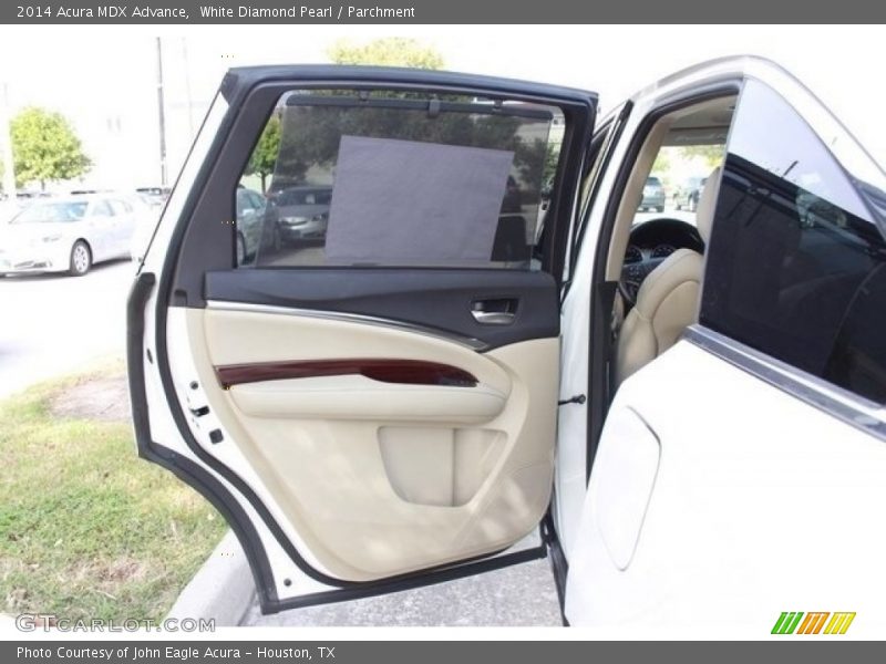 White Diamond Pearl / Parchment 2014 Acura MDX Advance